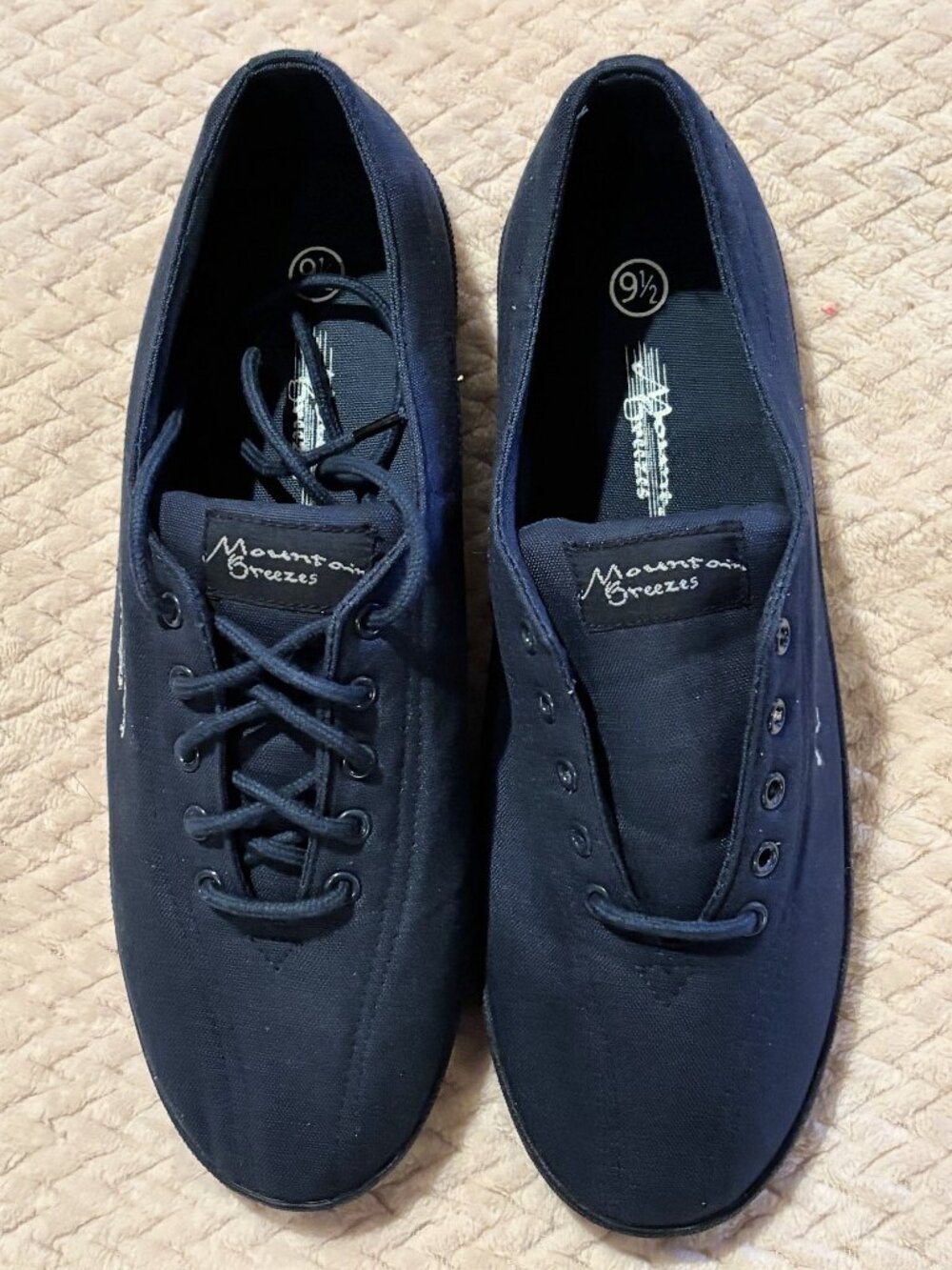 Mountain Breezes Navy Shoes Sneakers Size 9.5 New In Box